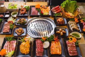 Nướng than hoa – Địa chỉ ăn buffet nướng than hoa giá rẻ tại Hà Nội