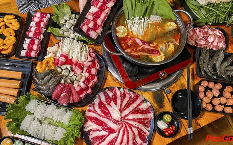 Buffet lẩu nướng 136k không khói Sài Gòn