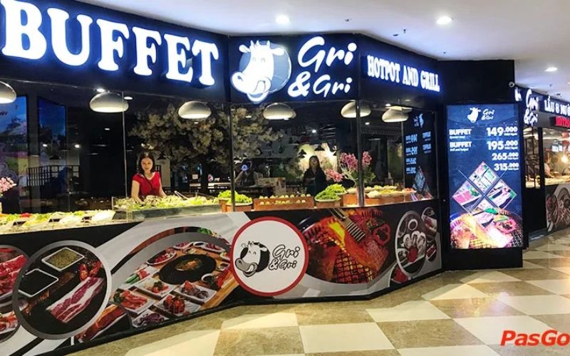 Buffet lẩu nướng 136k Gri & Gri