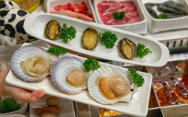 thực đơn buffet lẩu đa dạng